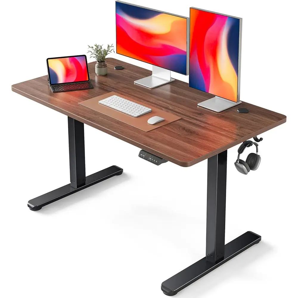 

Стол с регулируемой высотой 24 x 48, офисный стол из орехового дерева для домашнего использования