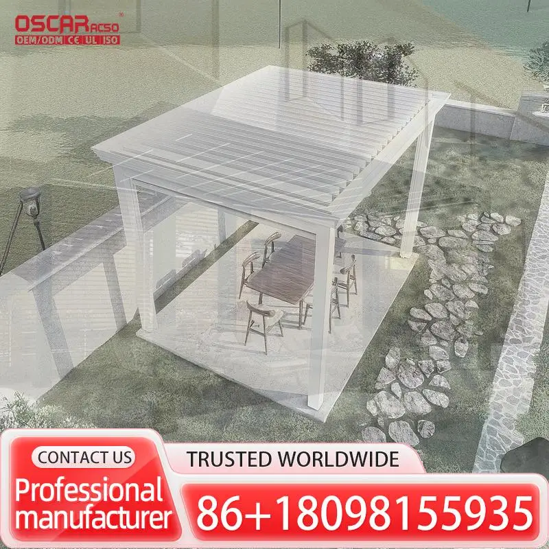 

New Design Rust Resistance Outdoor Polycarbonate Car Shelter for Parking in Backyard and Driveway Pergola