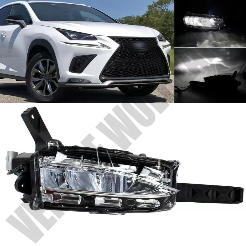 

For Lexus NX 300F Sport 2018 2019 2020 2021 Right Side Front Fog Light Lamp with LED Bulbs car accessories 81210-78020