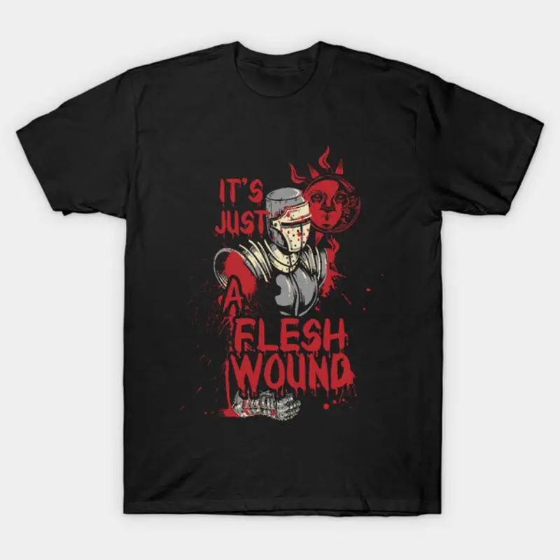 It's Just A Flesh Wound Black Knight Monty Python T-Shirt