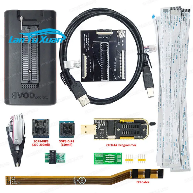 

2025 Original SVOD Programmer VER-4 SVOD4 Programmer with 4 Adapter and EFI Ribbon Cable