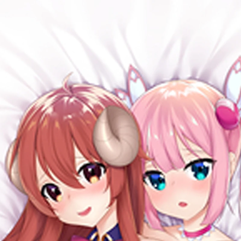 New Pattern Anime Shamiko & Momo Dakimakura Hugging Body Pillow Cover Case double-sided printing‌