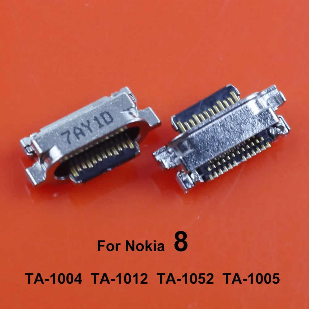 JCD 5Pcs For Nokia 5.1 6.1 7.1 8.1 Plus 6 7 8 5.3 6.2 7.2 X5 X6 X7 USB Charging Port Plug Dock Connector Charger Socket