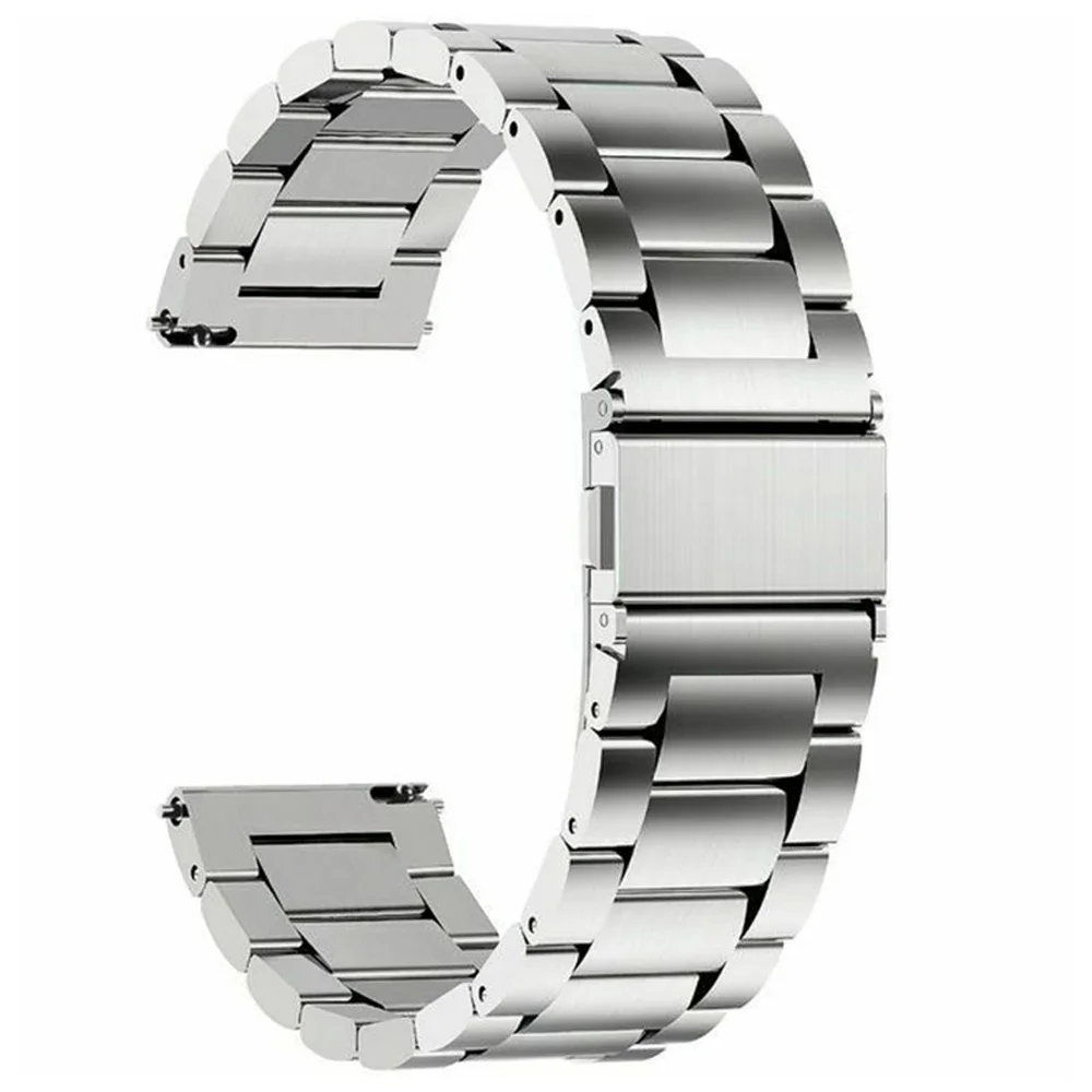 Stahl armband 18mm 20mm 22mm Uhren armband Fitbit Armband/Edelstahl uhr Metall armband Schnell verschluss Ersatz für Samsung Fossi – Detail 5