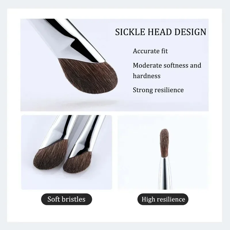 Brosse d'ombre de nez 3D, brosse de maquillage pour Contour du visage, blush à tête douce, cosmétiques coréens, outils de beauté du visage féminin