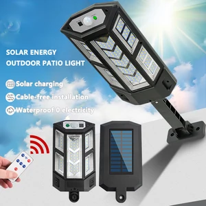 Neueste Solarleuchten LED 9900LM Outdoor Solar Solar Lampe des Proofs bewegungsem Umzug DIP65 Water IP65 Solar Garden Light Yard Street Geschenke 10 Hauptverkäufe Sonnenreflektor von Jardim - №10