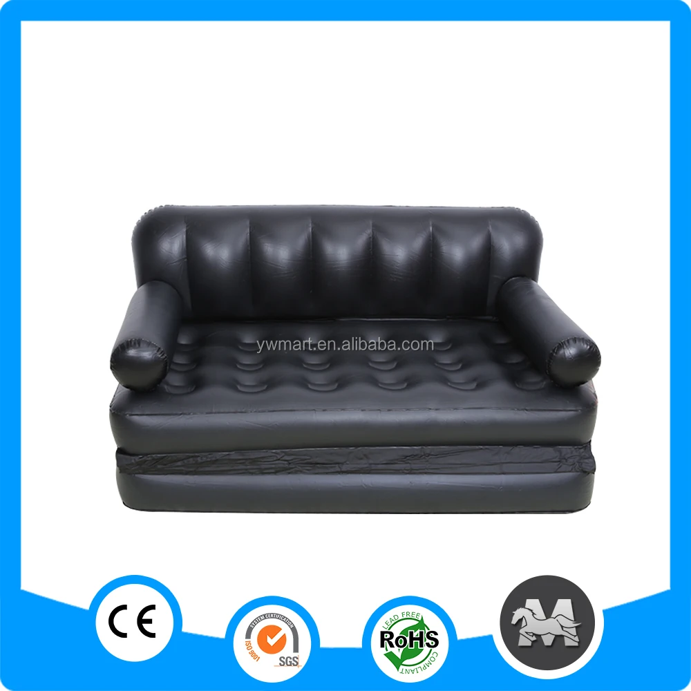 2021 Manufacturer direct selling low price 2 seater inflatable lounge chair sofa with armrest