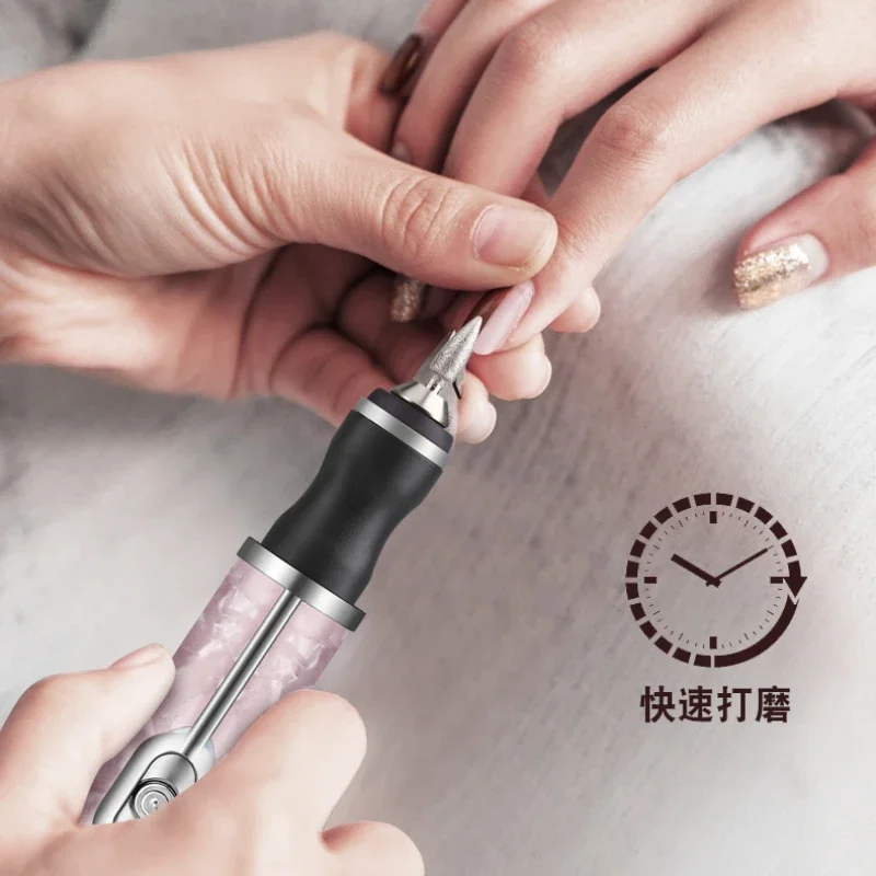 Nail Polisher Small Electric Polishing Machine Thick Nail Polish Tool Dead Skin High-speed Motor Long Endurance Low Noise