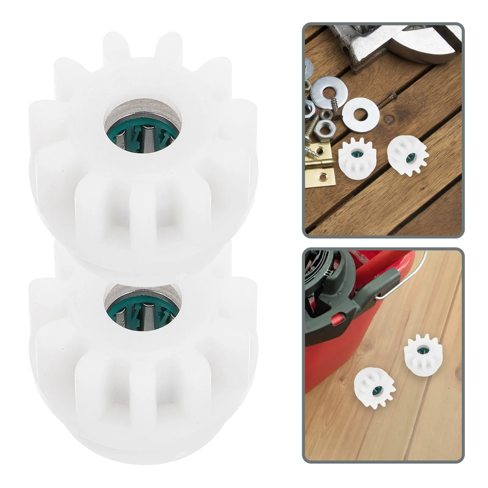 

Комплект из 3 пластиковых шестерен для швабры, запчасти для ремонта вращающейся швабры, высокая совместимость, эффективная уборка