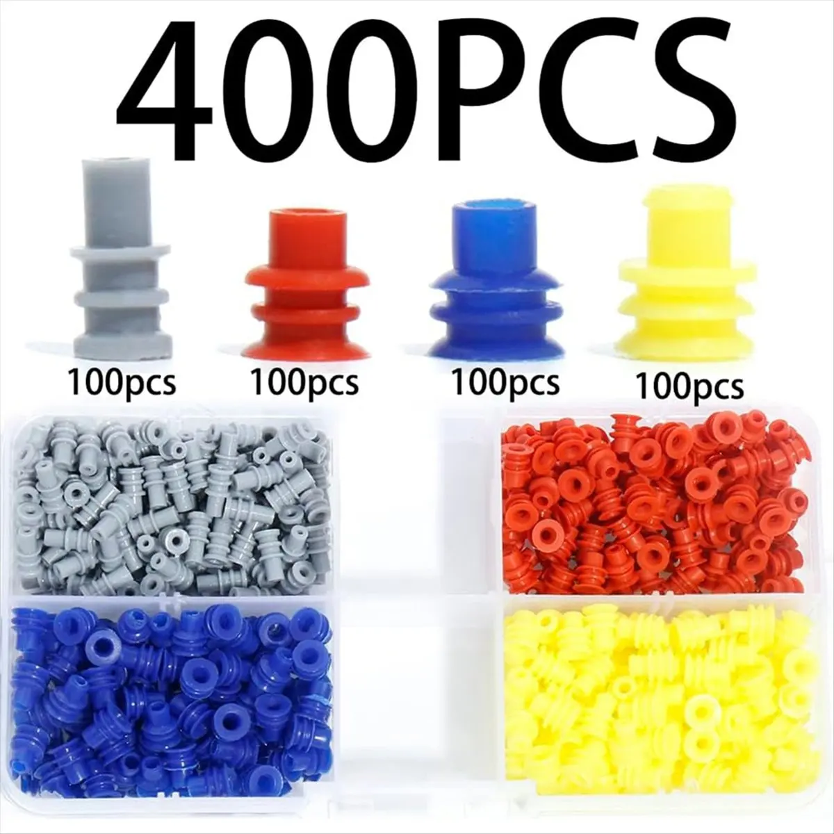 #93D Automotive Parts & Accessories,690pcs Connector Pins Crimped Terminal Automotive Car Kit (Plastic + Copper)
