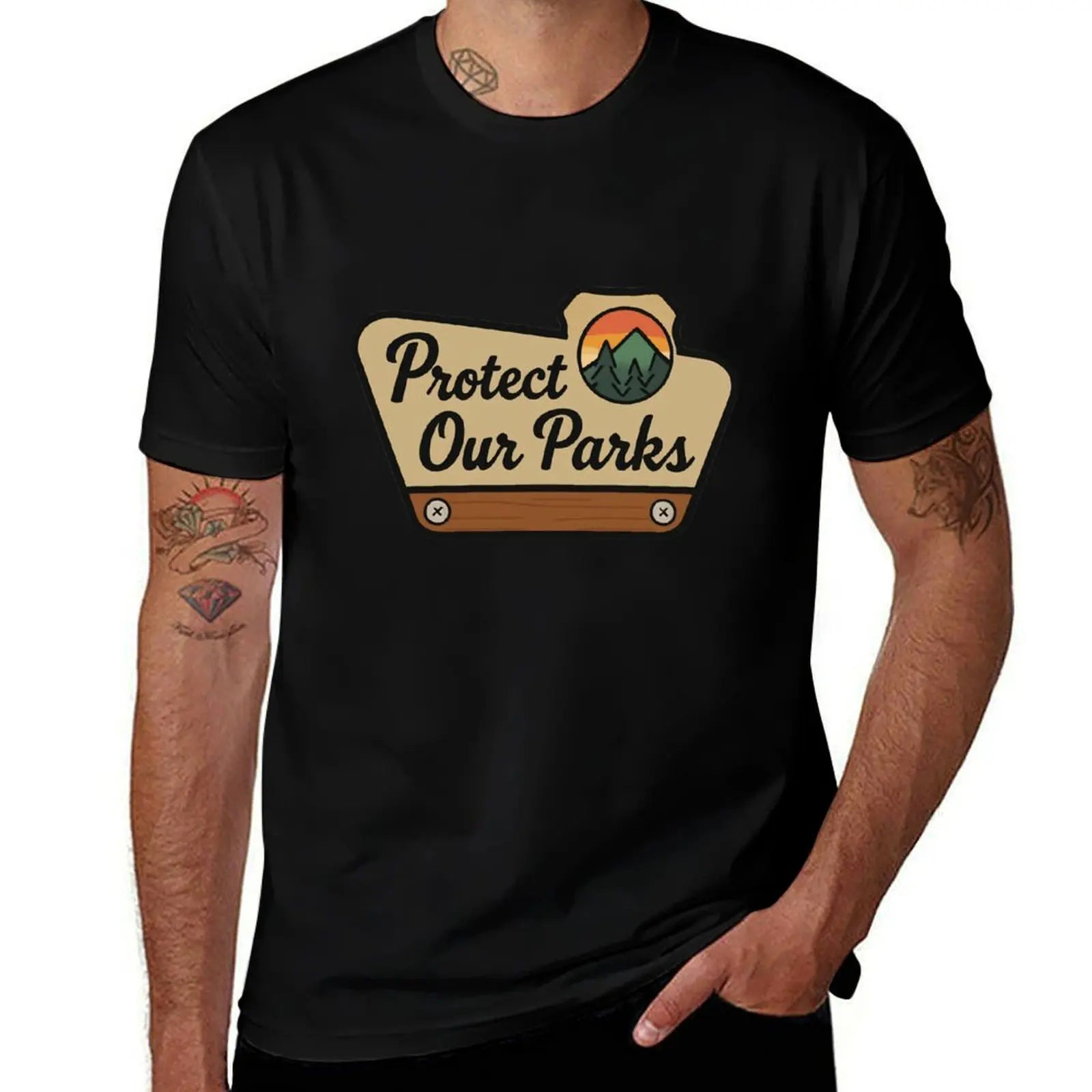 Protect our national parks - save the public lands forests environment T-Shirt funny t shirts man T-Shirt