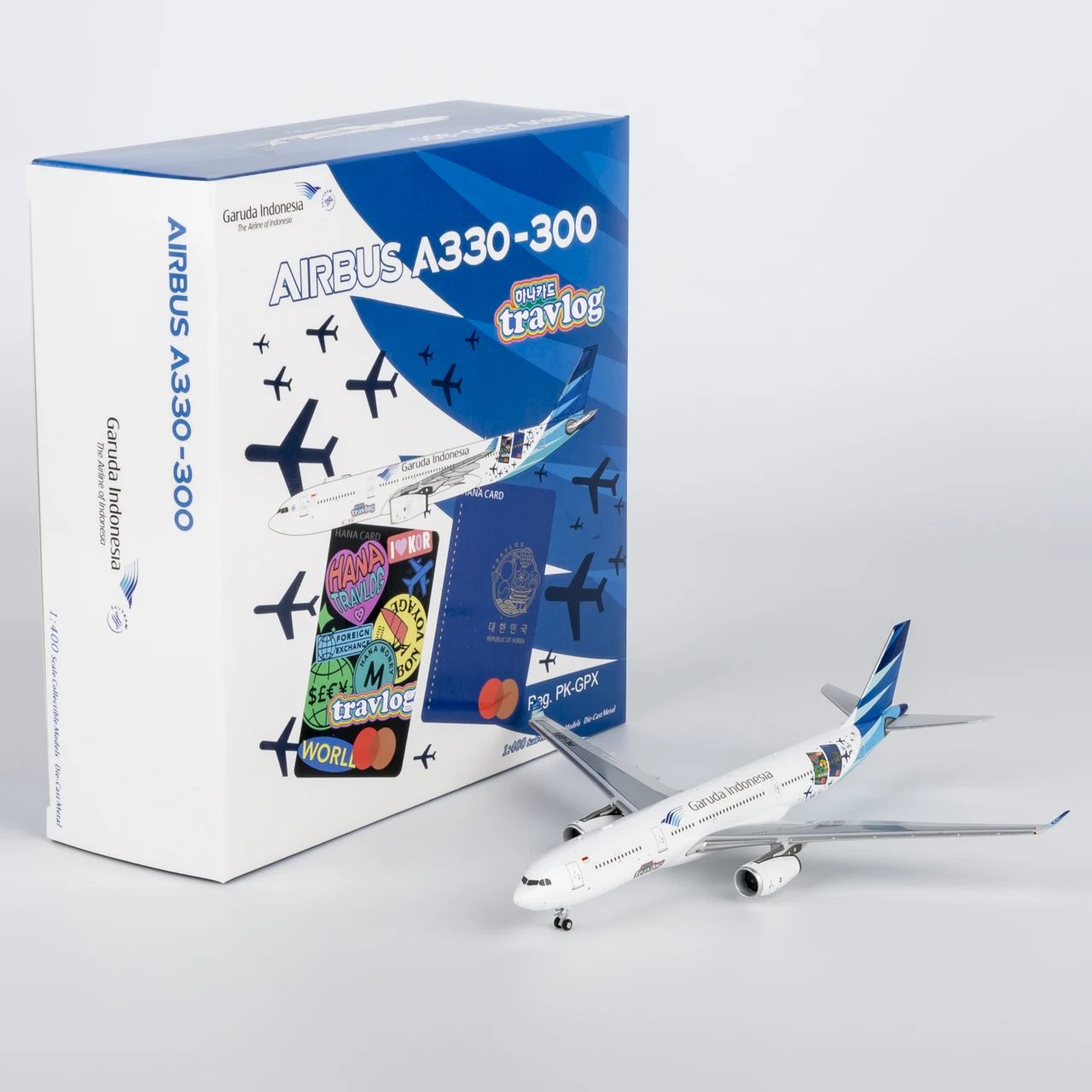 

Коллекционный самолет из сплава 62075, подарочная модель NG 1:400 Garuda Indonesia Airbus A330-300, литая под давлением модель самолета PK-GPX