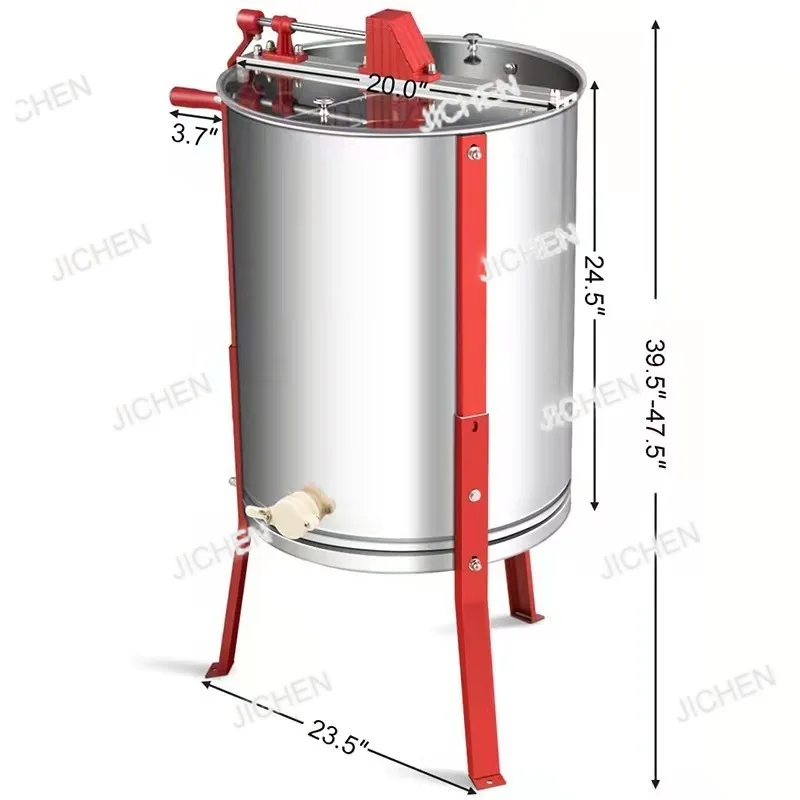 

Посуда для пчеловодства HS, шейкер для меда, экспортный тип 2 рамы, 2 рамки, 2 рамки, ручной кронштейн из нержавеющей стали