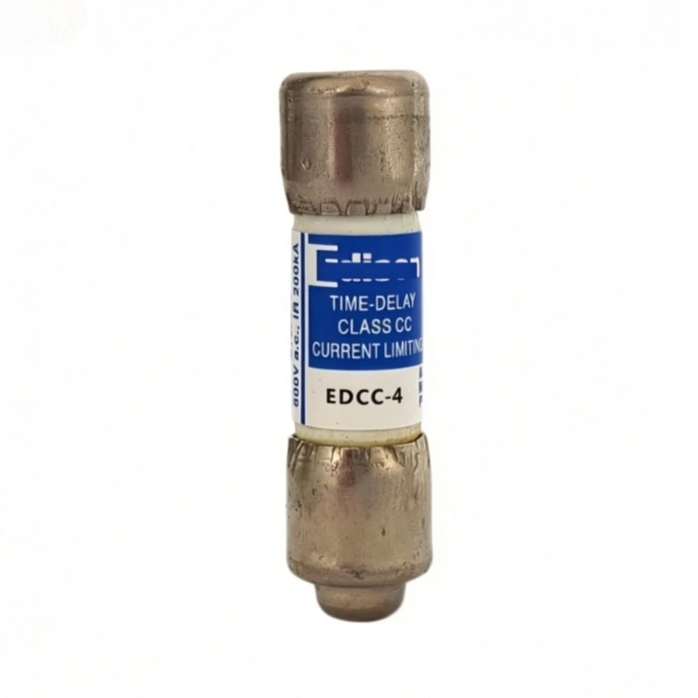 5PCS OEM EDCC‑4 Time‑Delay Fuse 4A 600VAC Class CC Current‑Limiting Fuse