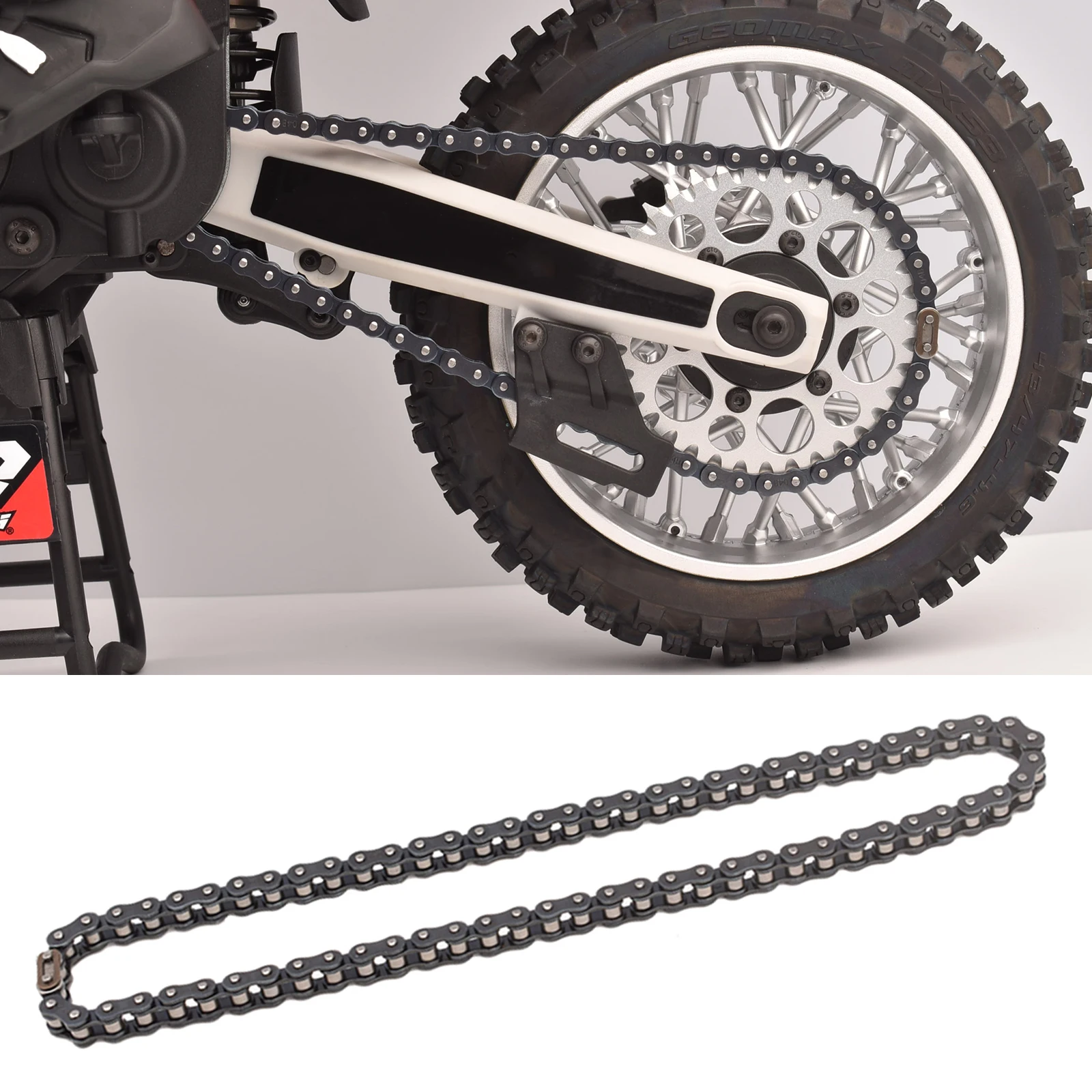 

GPM Manganese Steel Chain 70 Roller For LOSI 1/4 Promoto MX Motorcycle LOS262000