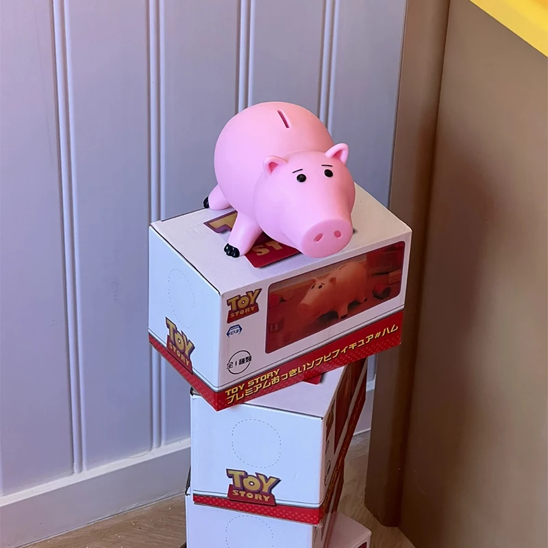 Tirelire Hamm de Toy Story 4, figurine de dessin animé mignonne, boîte de rangement pour pièces de monnaie, jouet décoratif en PVC, cadeaux
