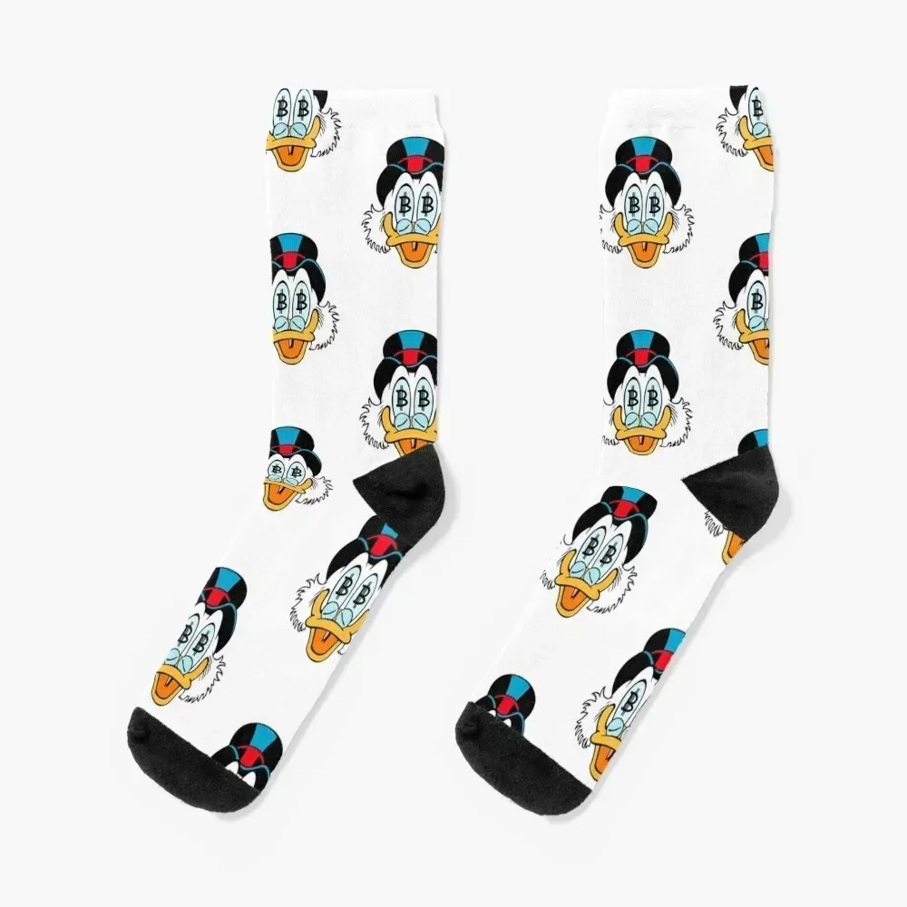 

Bitcoin Dagobert Duck Socks Run japanese fashion men cotton high quality moving stockings Socks For Man Women's