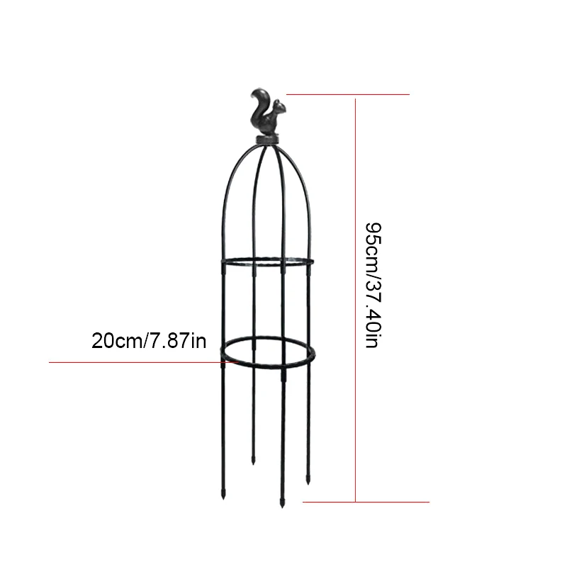 1 Set Climbing Plant Trellis Garden Support Cages For Flowers Plants Climbing Support Frame Trellis DIY Vines Pot Plant Stand