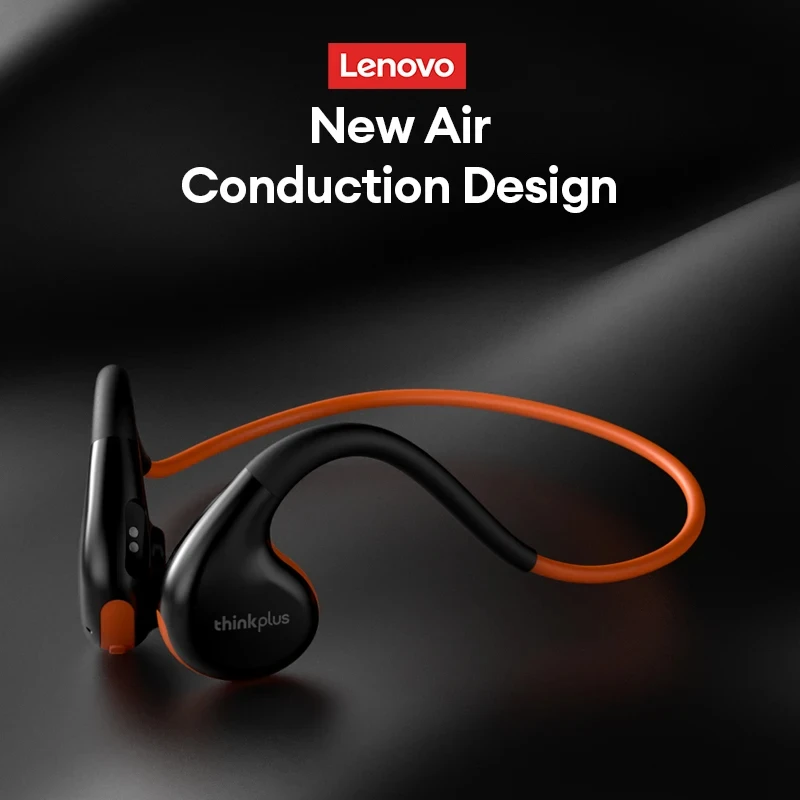 เดิม Lenovo X7 Air Conduction หูฟังไร้สายบลูทูธ 5.3 หูฟัง Bone Conduction ชุดหูฟังกีฬากลางแจ้งหูฟัง Mic