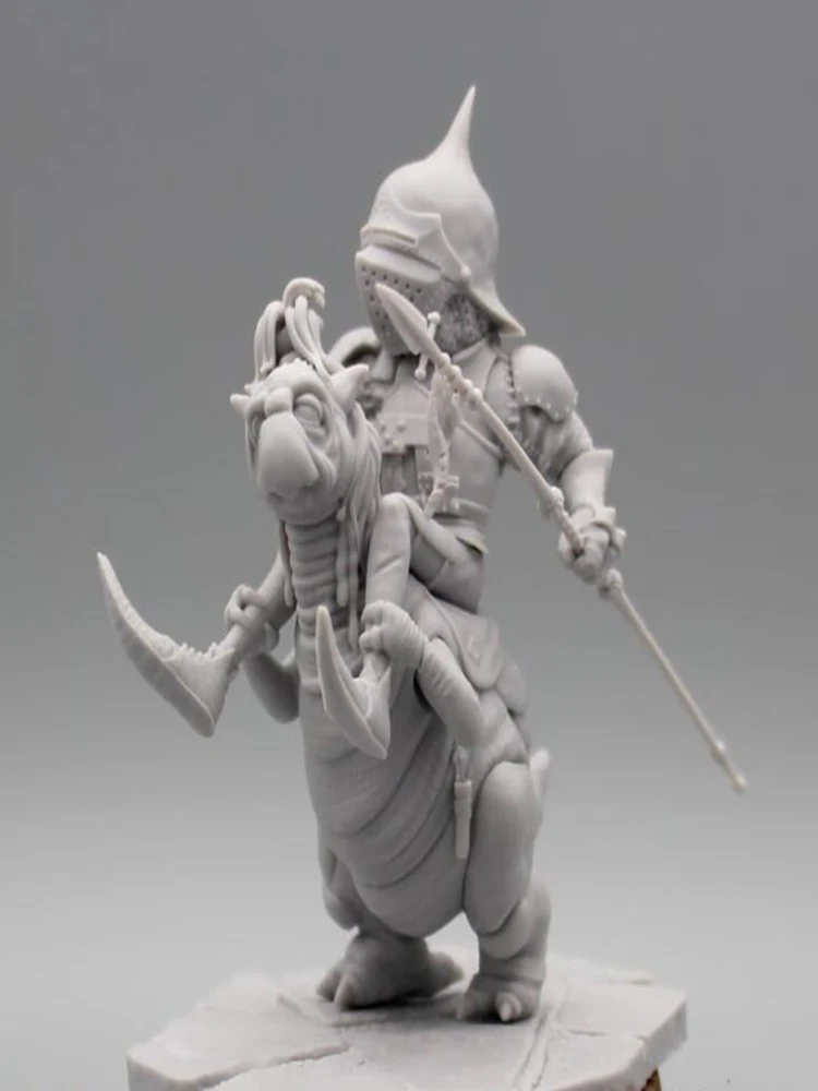 Unassambled  1/24 ancient officer fantasy Goblin Knight     figure  Resin figure miniature model kits Unpainted