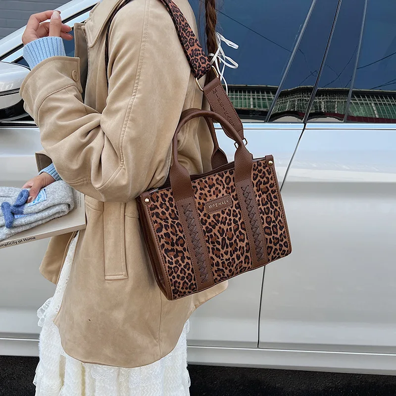 

Минималистичная большая сумка в стиле ретро с цветными блоками — многофункциональная женская сумка через плечо большой вместимости