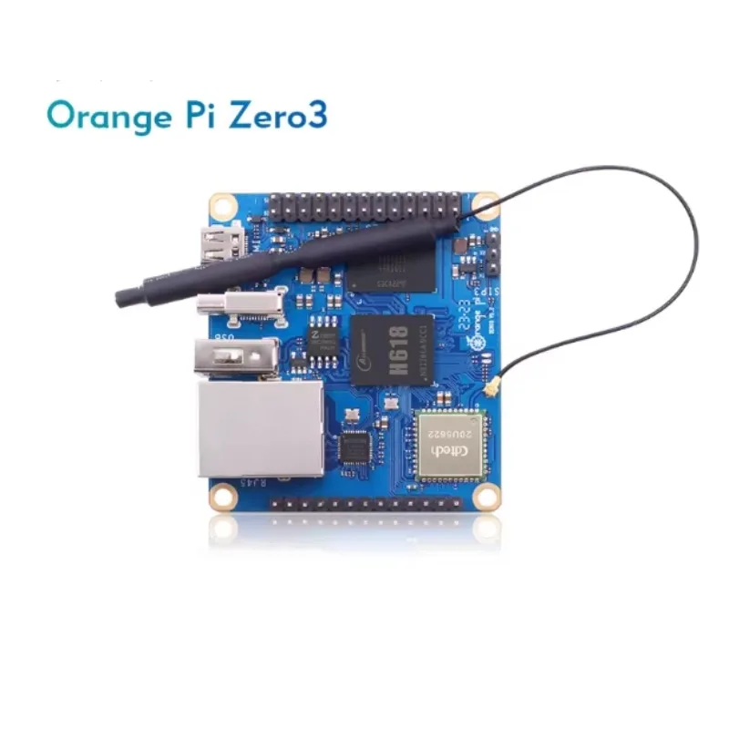 RoRuSOrange Pi Zero3 Allwinner H618 SBC With 4K HDMI, 1.5GHz Quad-Core, 1GB-4GB RAM, Gigabit Ethernet, WiFi 5, BT 5.0, Android 1