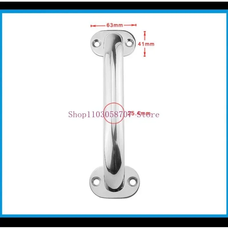 Boat Accessories Marine 200mm Marine Stainless Steel 316 Grip Handle Deck Handrail Polished Boat / RV /Bath Grip Handle 1pc