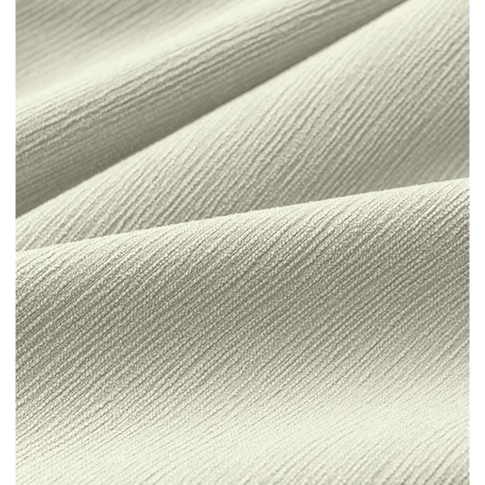 Solid Color Chenille Jacquard Grommet Curtains, Blackout Drapes for Living Room, 52x84 Inches, 2 Panels, Room Darkening