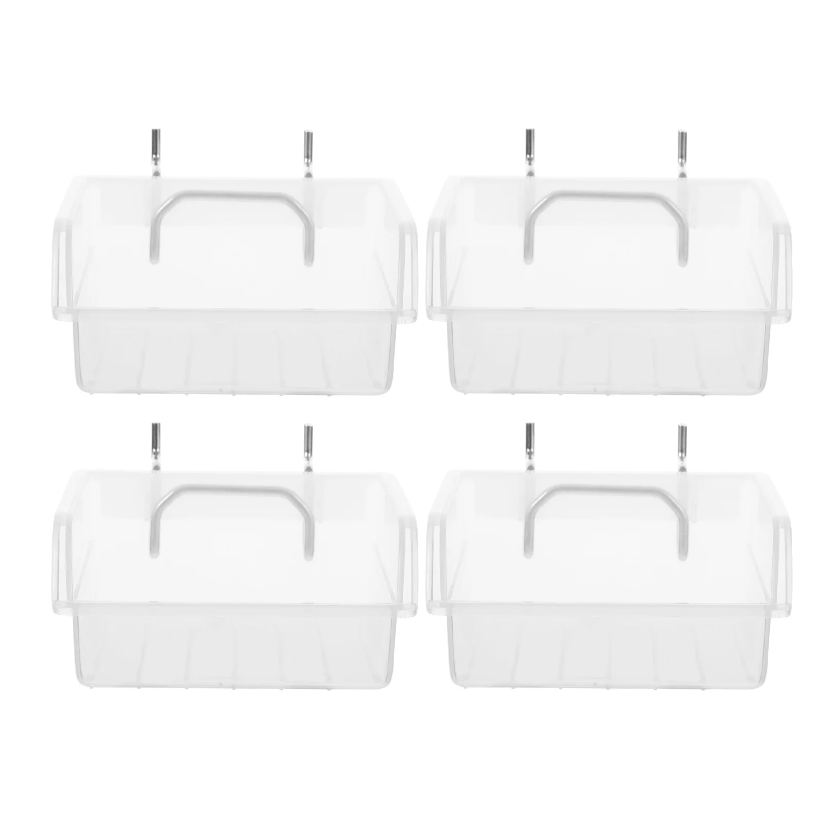 

4Pcs Pegboard Bins Utility Bins Storage Containers for Garage Shop Wall Pegboard Organizers Screw Storage Organizer Tool