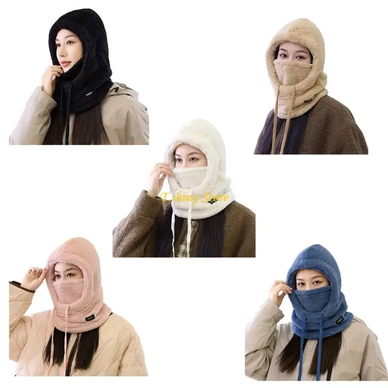 

N58F Шапка-ловец, утепленная шапка-ушанка, теплая шапка, зимний уличный аксессуар для костюма, теплая большая шапка-ловец