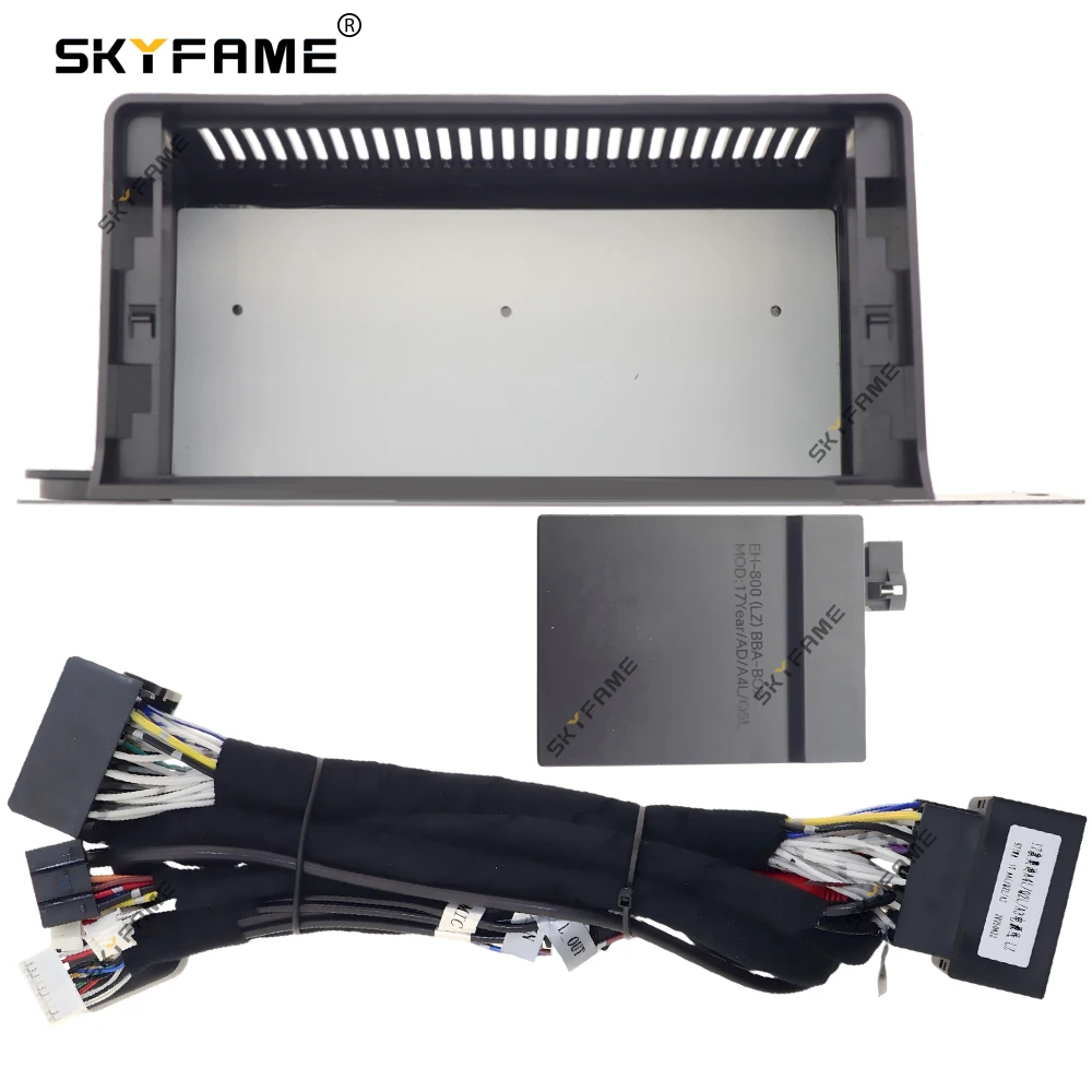 

SKYFAME Car 12.3 Inch Frame Fascia Adapter Canbus Box Android Radio Dash Fitting Panel Kit For Audi Q7 2016