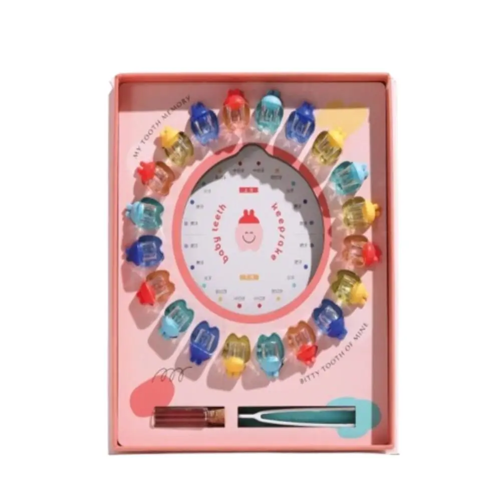 

Wooden Baby Tooth Box Hair Collection Cartoon Milk Teeth Organizer Kid Cute Gifts Souvenirs Breast Teeth Case Children