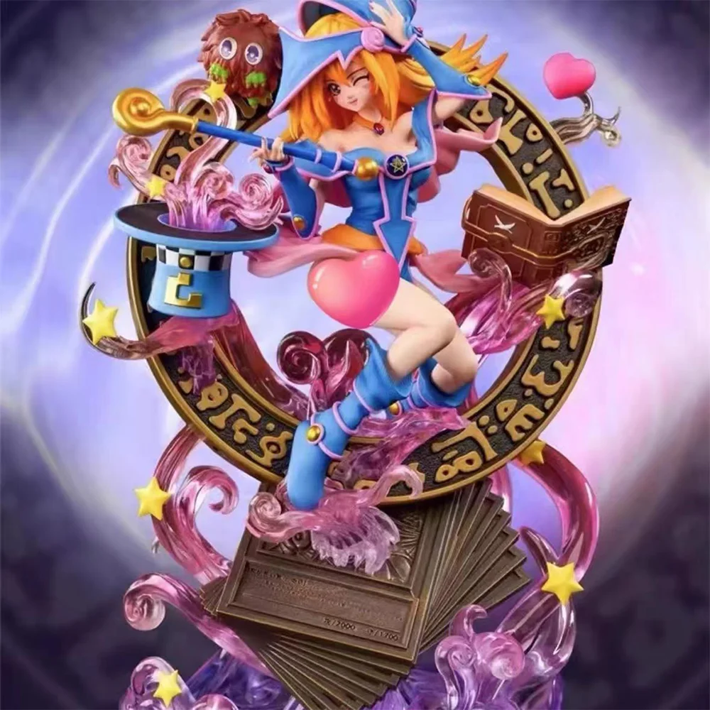 Duel Monsters Figure Dark Magician Girl Anime Figure Yu-Gi-Oh Model Statue Collection Room Ornament Action Figure Birthday Gift