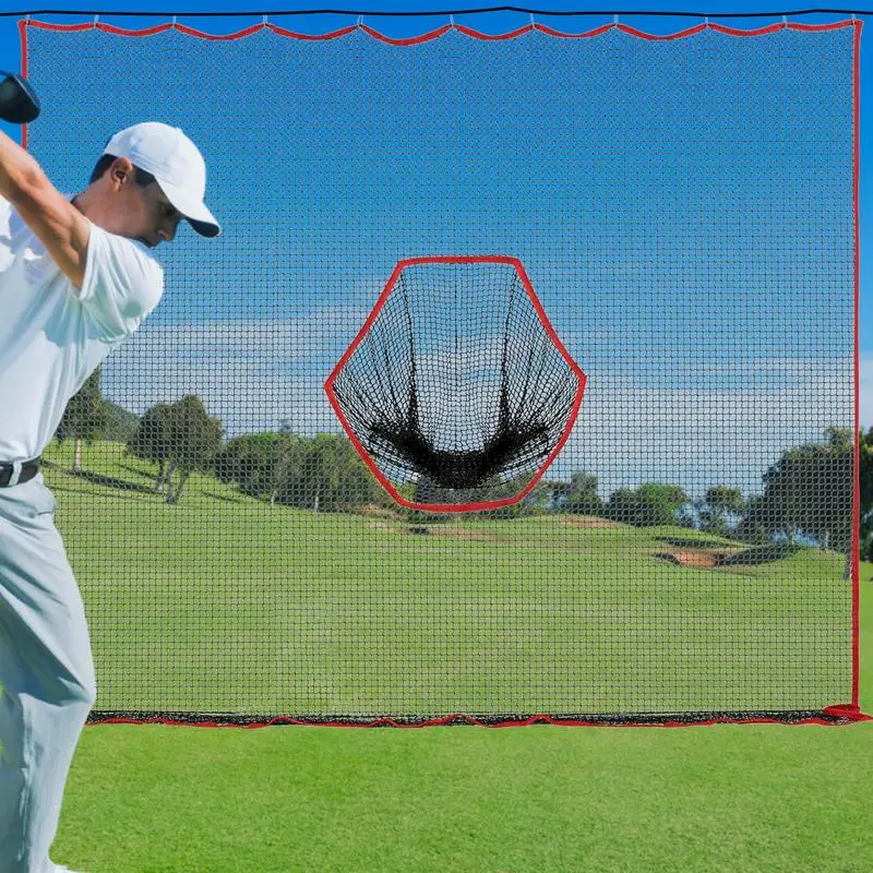 ゴルフヒッティングネット 10x10フィート ヒッティングネット スポーツネット 高耐久ネット 練習トレーニング補助バリア ゴルファーの裏庭用