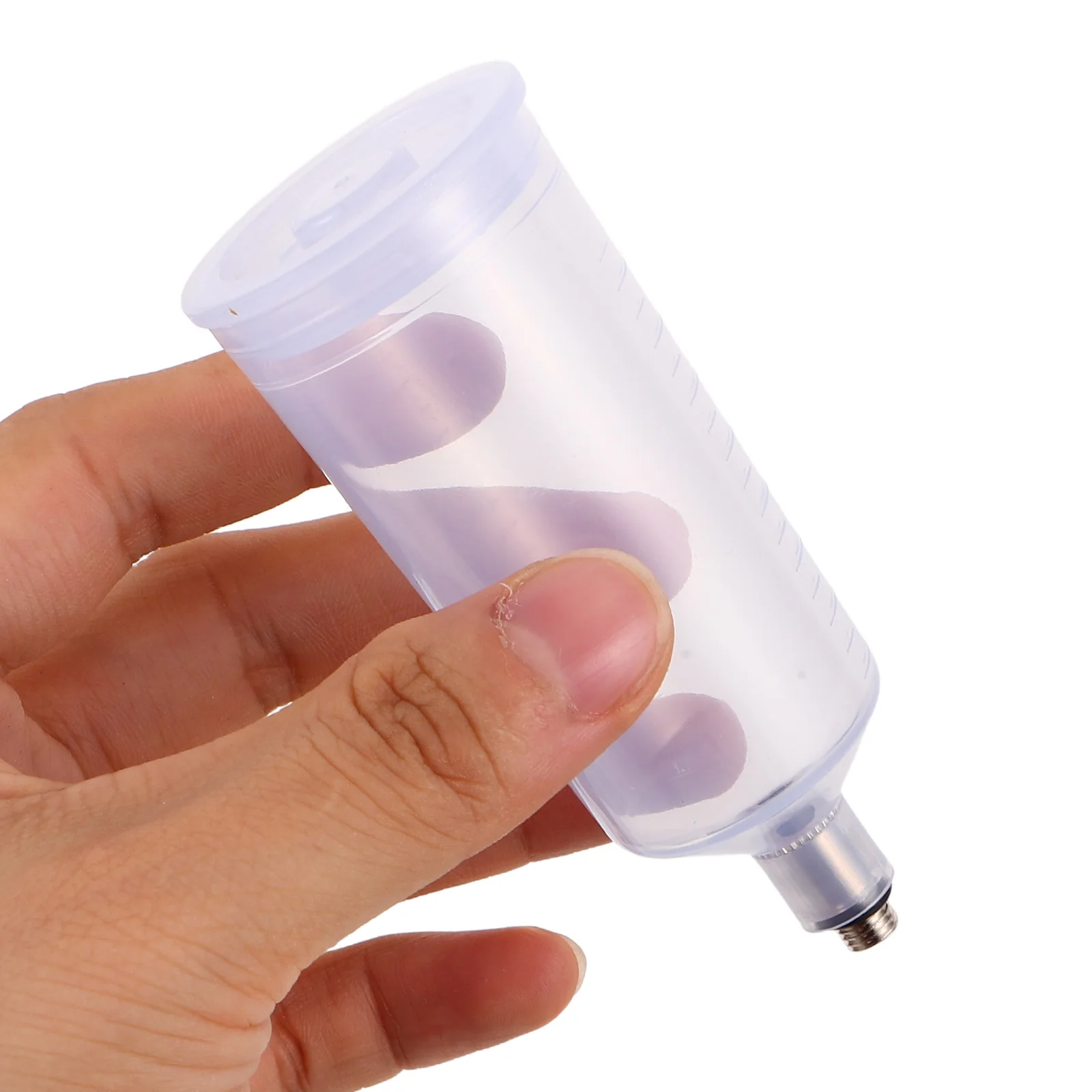 

1Set Clear Plastic Airbrush Pot Gravity Feed Cup Efficient Pigment Container for Detailed Artwork and Broad Strokes