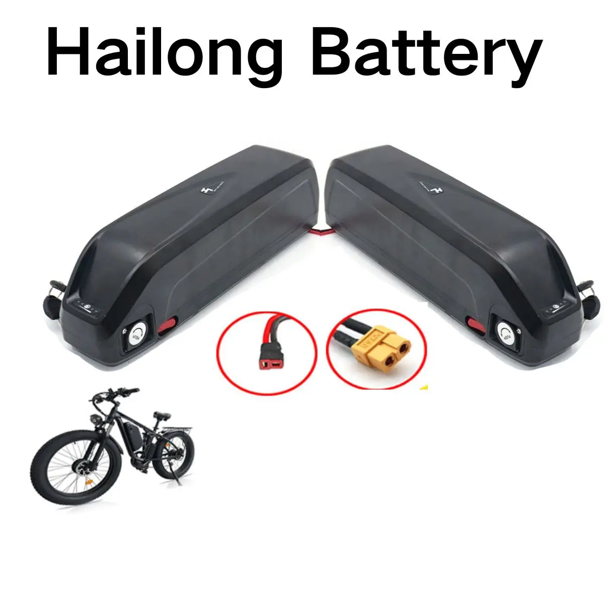 

18650 Li-Ion Hailong Battery 36V 48V 52V 9Ah 12Ah 15Ah 18Ah for Bafang BBS02 BBS03 BBSHD Motor Hailong Battery