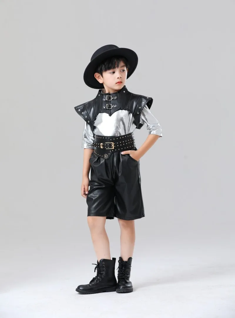 ملابس ميتا يونيفرس للأطفال للأولاد والبنات، ملابس أداء تحسس التكنولوجيا، محارب المستقبل الفضي، أزياء الخيال العلمي الرائعة