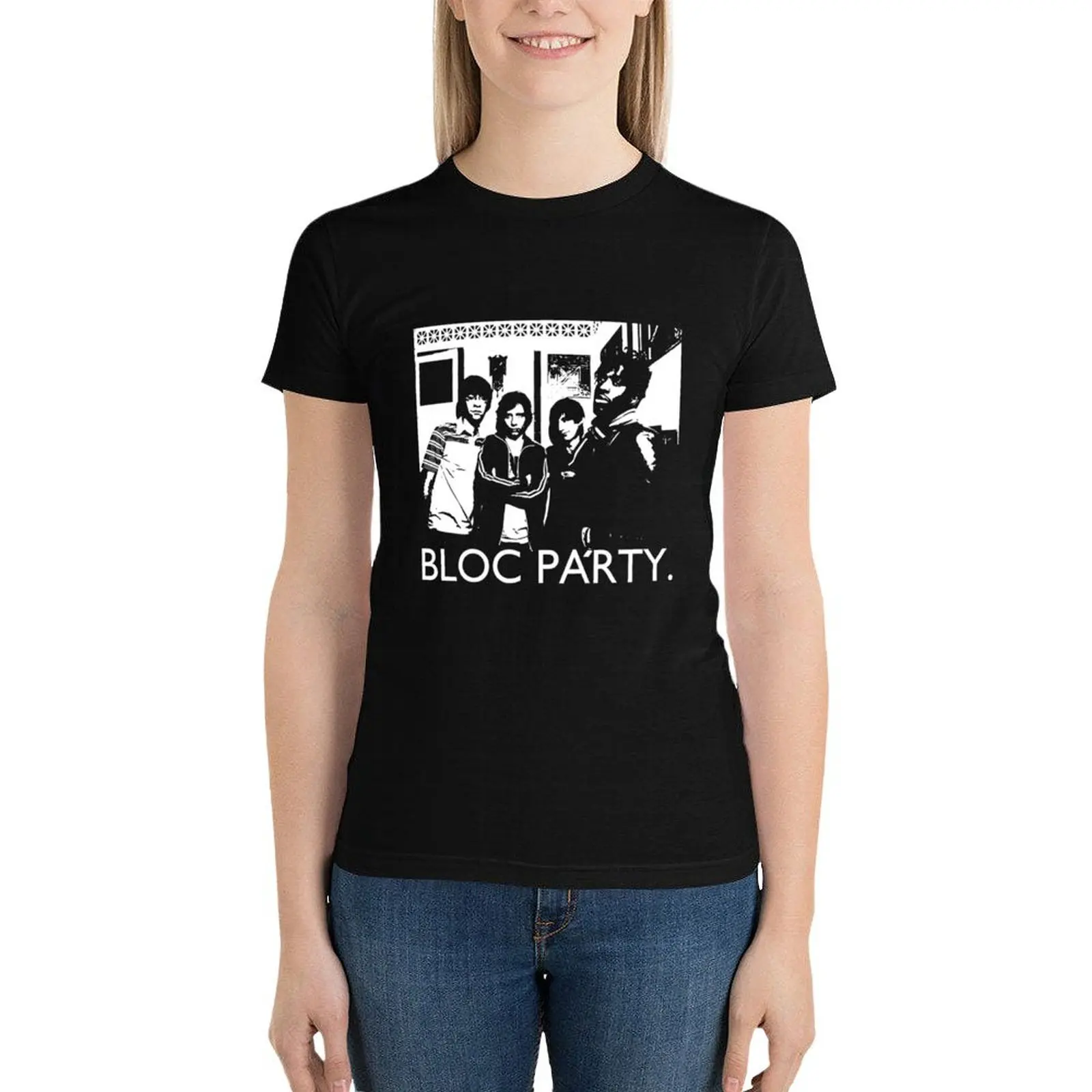 

Bloc Party T-Shirt anime clothes Female clothing lady clothes woman t shirt