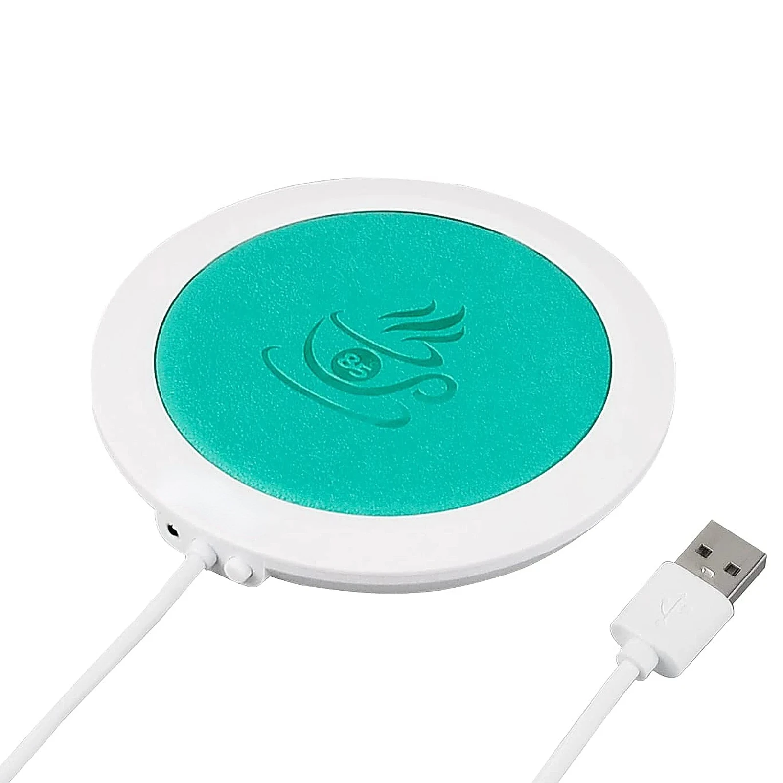 

USB Heated Coasters Coffee Mug Warmer PU Leather Thermal Heater Milk Tea Water Constant Temperature Coaster for Home Office