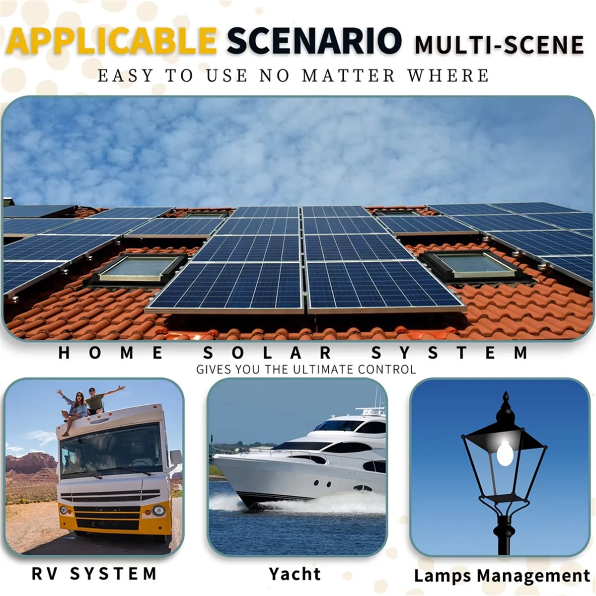 

CLCU 10A Auto Solar Charge Controller 10A Charging Regulator Solar Panel Cell Battery Safe Protection Charger 10A