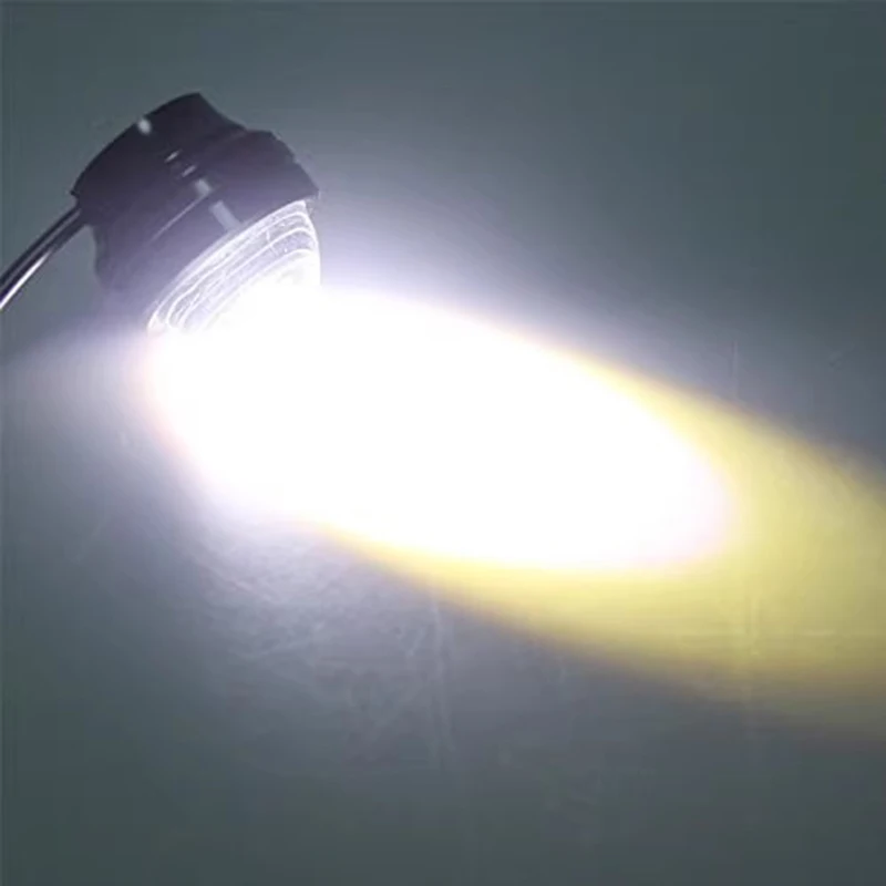 10W Flash Eagle Eye Fish Eye Daytime Running Light LED Strong Light Daytime Running Light Reverse Reverse Light Motorcycle Fog L