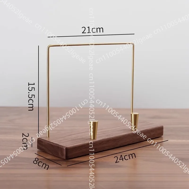 Vinyl Record Rack, Brass Solid Wood, Display Bracket, Vinyl Cabinet, CD Rack, Vertical Storage and Finishing, Desktop Shelf