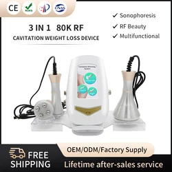 3 in1 80k cavitazione RF Vacuum Machine perdita di peso pelle che stringe la Cellulite Remover Body Sculpting liposuzione dispositivo brucia grassi