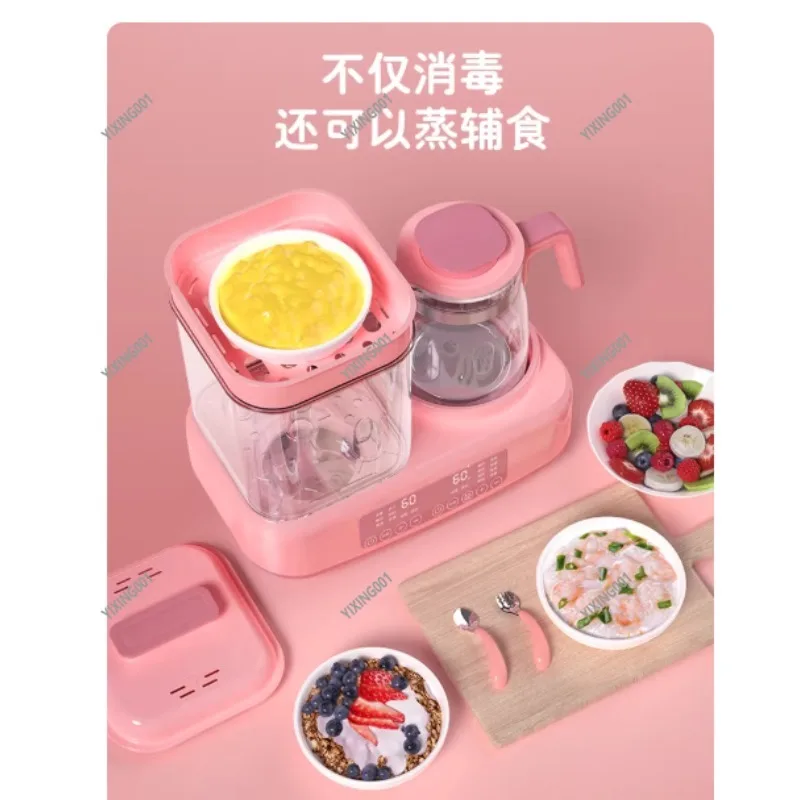 2-in-1 Baby Bottle Sterilizer Dryer with Warmer Electric Steam Sterilization BPA-Free Automatic Infant Feeding Accessory