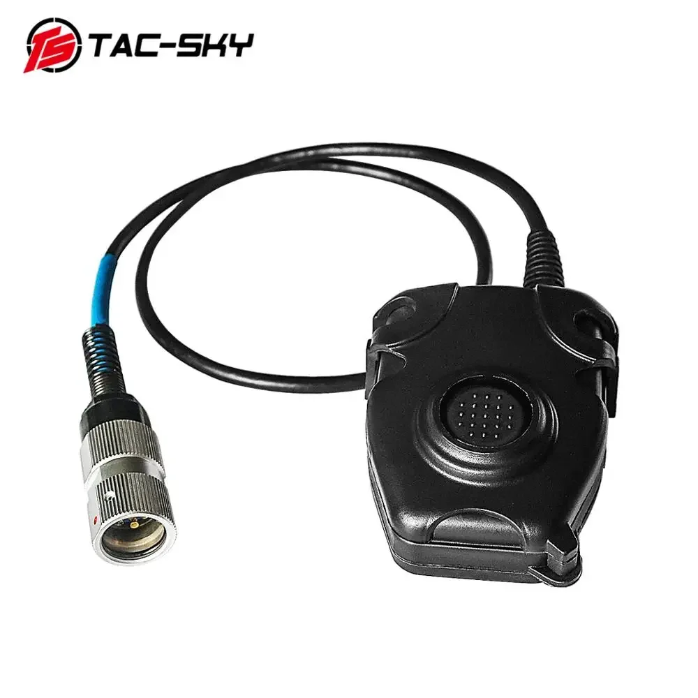 TAC-SKY AN/PRC-152 152a PRC148 Military Tactical Headset Walkie-Talkie Simulation Model Intercom Accessories PTT 6pin PRC  PTT