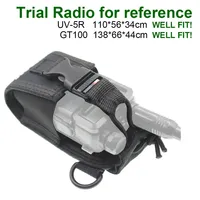 Radio Case Holder Nylon Carry Case For Baofeng UV-5R UV-82 UV-888S UV-9R Walkie Talkie Accessories for Hunting Camping