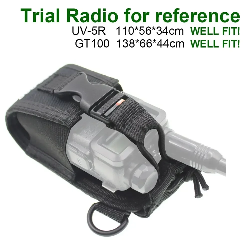 Radio Case Holder Nylon Carry Case For Baofeng UV-5R UV-82 UV-888S UV-9R Walkie Talkie Accessories for Hunting Camping