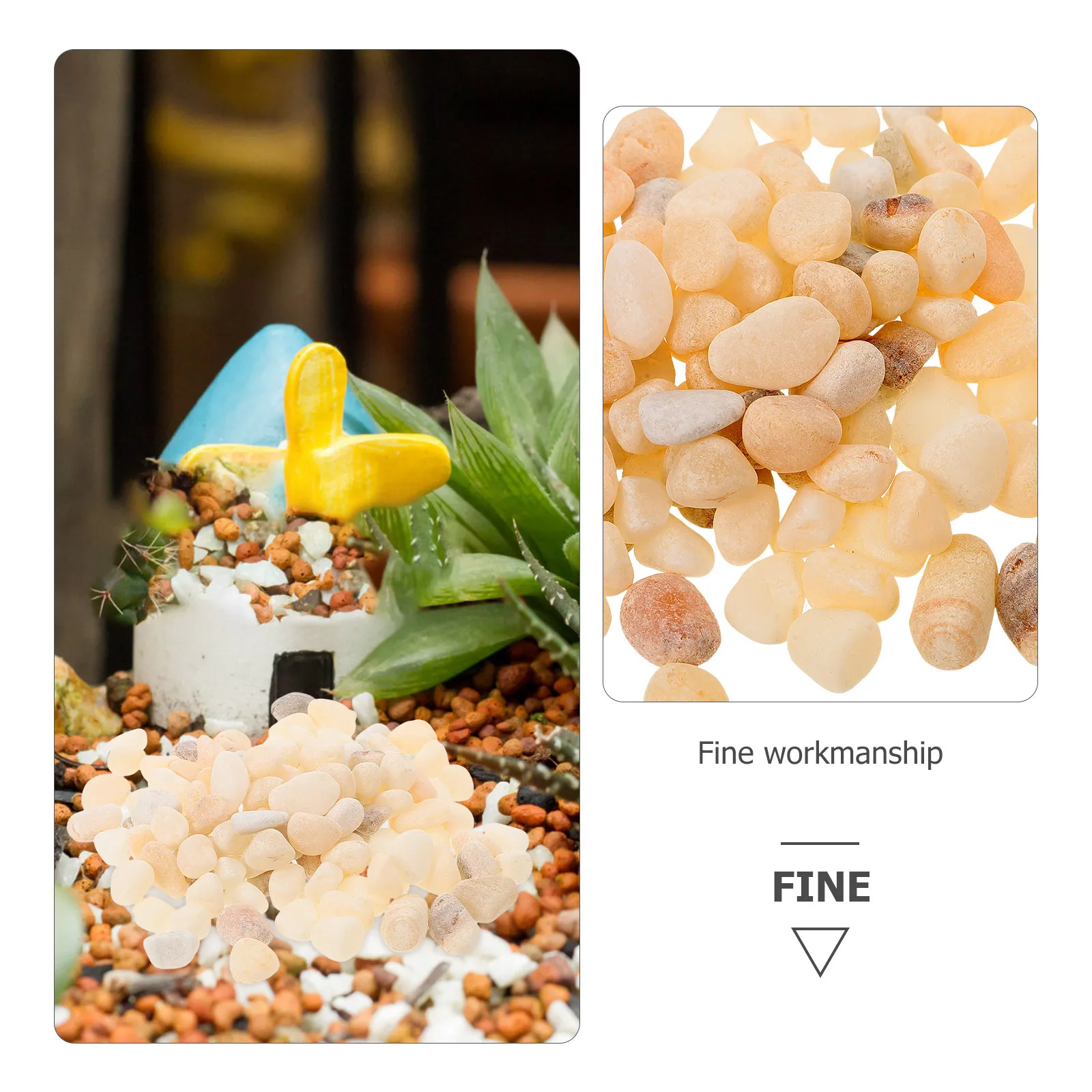 

1 Bag Natural Fish Tank Gravel Decorative Stones For Aquarium Landscaping Pebbles Small Gravel Rocks Diy Craft Stone