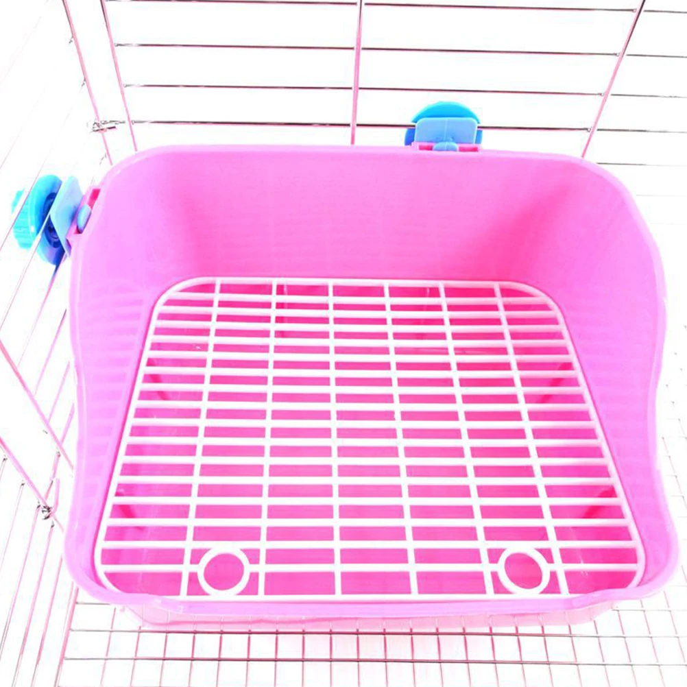 

Pet Toilet Ferret Guinea Pig Fleece Hamster Cage Pink Rabbit Lacework Potty Trainer