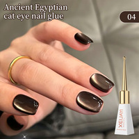 XEIJAYI 10ML Black Brown Cat Eye Gel Nail Polish Uv Permanent Seedling Varnish Manicure Decor 2025 New Style